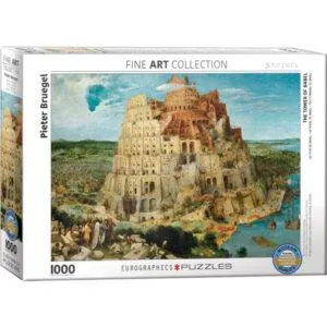 PUZZLE EUROGRAPHICS - BEAUX ARTS - P. BRUEGEL : LA TOUR DE BABEL - 1000 PIECES