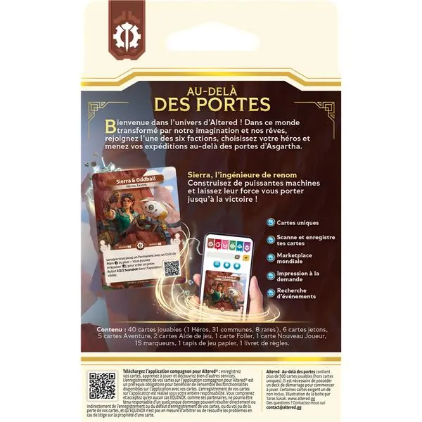 ALTERED - AU-DELÀ DES PORTES - DECK DE DEMARRAGE - AXIOM