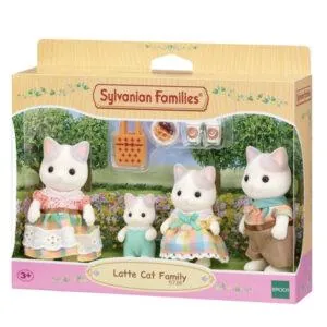 LA FAMILLE CHAT LATTE - SYLVANIAN FAMILIES