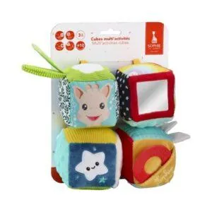 CUBES MULTI ACTIVITES - SOPHIE LA GIRAFE - VULLI
