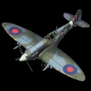 METAL EARTH - AVIATION - SUPERMARINE SPITFIRE