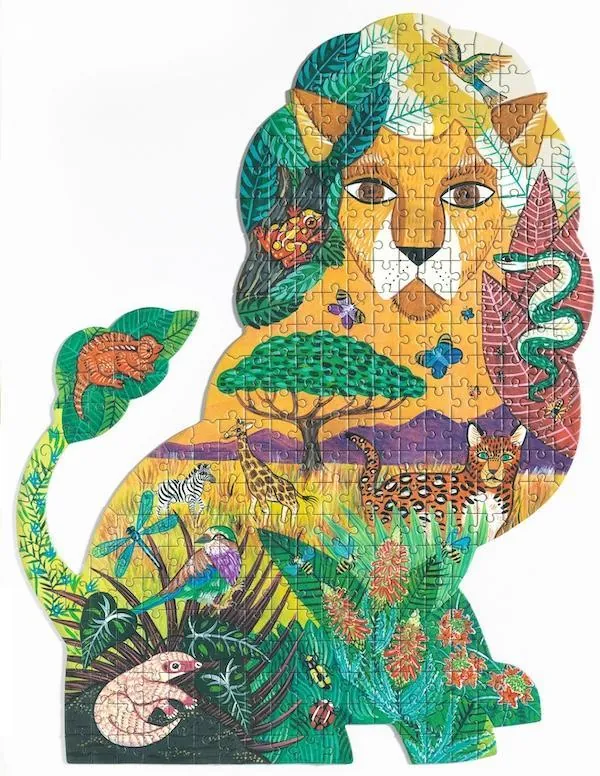 PUZZLE ART DJECO : LION - 350 PIECES – Image 2