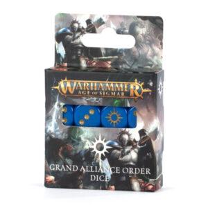 WARHAMMER - AGE OF SIGMAR - GRAND ALLIANCE ORDER- DICE SET