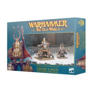 WARHAMMER - THE OLD WORLD - DWARF LORDS WITH SHIELDBEARERS