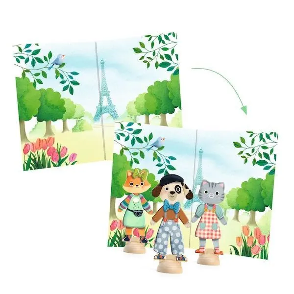 COLLAGE BONJOUR PARIS - DJECO – Image 2