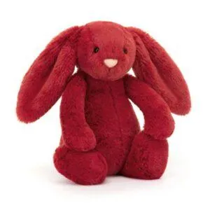 PELUCHE PETIT LAPIN DE NOEL ROUGE - JELLYCAT