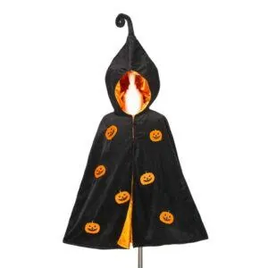 CAPE CITROUILLE HALLOWEEN 4/8 ANS - SOUZA