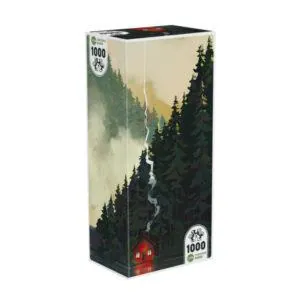 PUZZLE IELLO UNIVERSE - C. OLIVIER : LITTLE RED HOUSE - 1000 PIECES