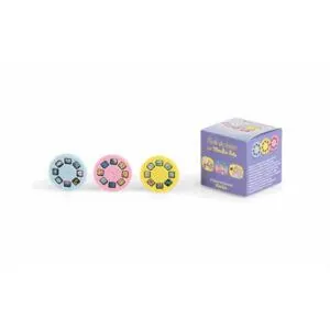 BOITE DE 3 DISQUES POUR LAMPE A HISTOIRES - CROQUE BISOUS - MOULIN ROTY