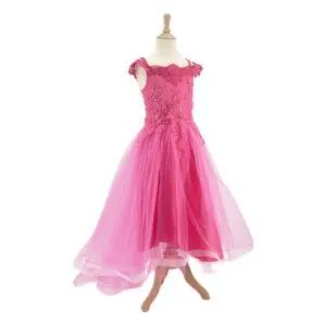 DEGUISEMENT ROBE ROSE 5/7 ANS - LABAY