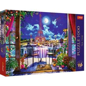 PUZZLE TREFL TEA TIME : PARIS AU CLAIR DE LUNE - 1000 PIECES