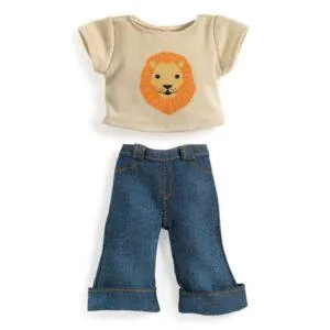 VETEMENTS POUPEE POMEA LOVELY TENUE IVORY - DJECO