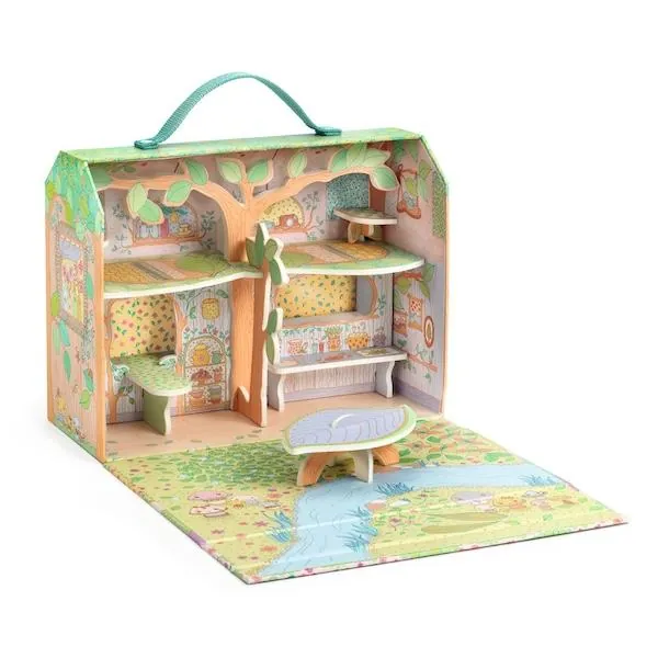 TINILY - MAISON DES BOIS DE SYLVIA ET FOX - DJECO