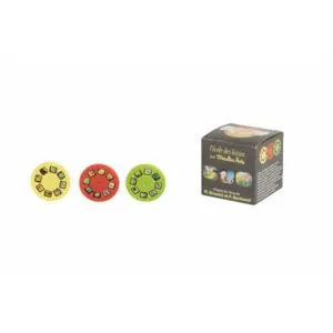 BOITE DE 3 DISQUES POUR LAMPE A HISTOIRES - CORNEBIDOUILLE - MOULIN ROTY