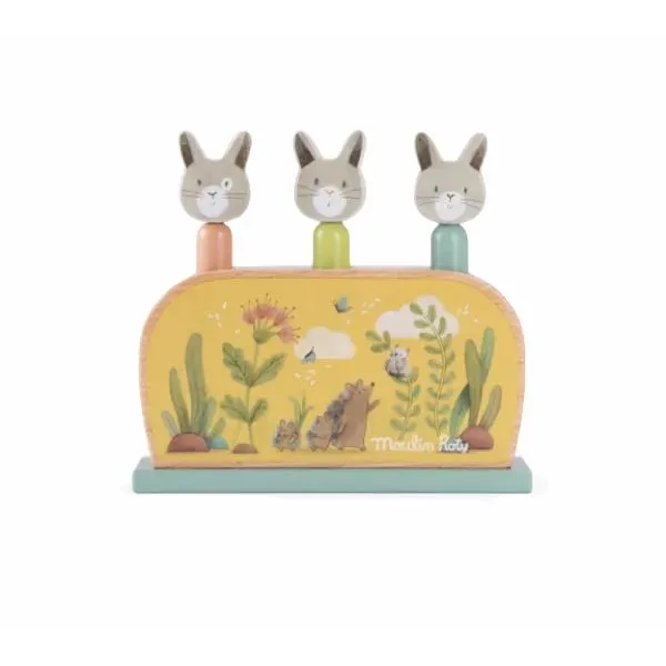 POP UP - LES 3 PETITS LAPINS - MOULIN ROTY