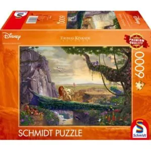 PUZZLE SCHMIDT DISNEY - T. KINKADE : LE ROI LION RETURN TO PRIDE ROCK - 6000 PIECES