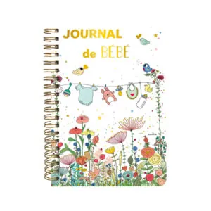 CARNET THEMATIQUE JOURNAL DE BEBE - CARTES D'ART