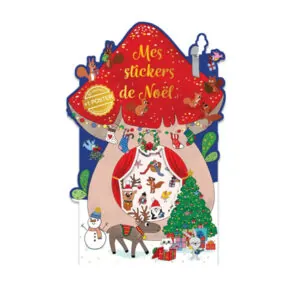JEU STICKERS ET POSTER LA MAISON DE NOEL - CARTES D'ART