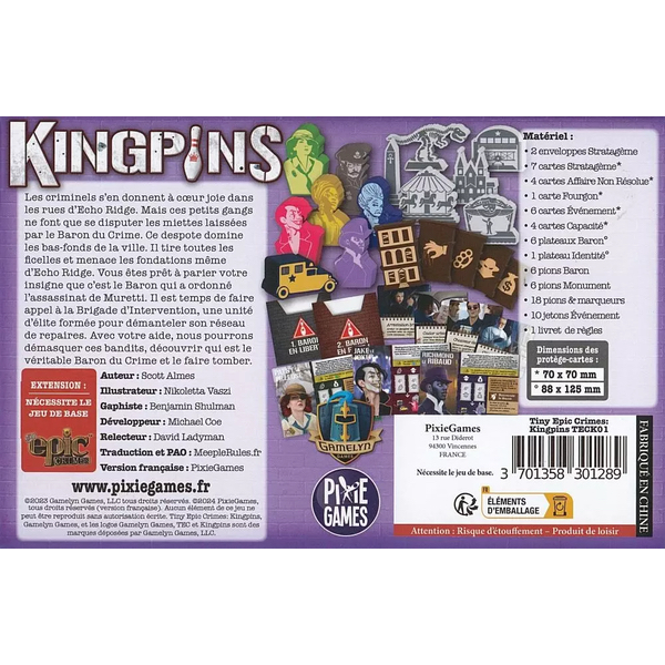 TINY EPIC CRIMES - EXT KINGPINS