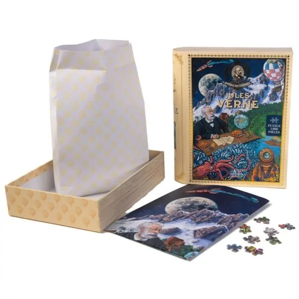 PUZZLE MIRALUDO - LA GALERIE DES LEGENDES : JULES VERNE - 1000 PIECES – Image 3
