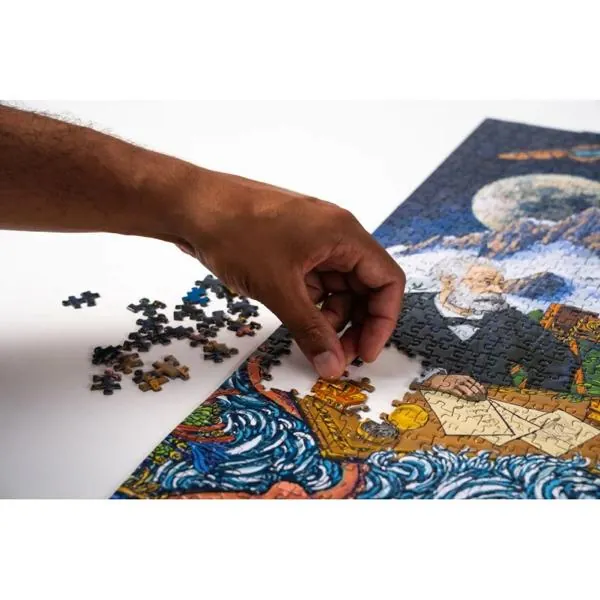 PUZZLE MIRALUDO - LA GALERIE DES LEGENDES : JULES VERNE - 1000 PIECES – Image 5