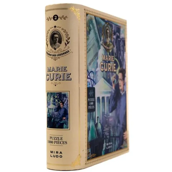 PUZZLE MIRALUDO - LA GALERIE DES LEGENDES : MARIE CURIE - 1000 PIECES – Image 2