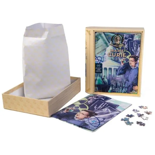 PUZZLE MIRALUDO - LA GALERIE DES LEGENDES : MARIE CURIE - 1000 PIECES – Image 3