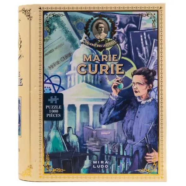 PUZZLE MIRALUDO - LA GALERIE DES LEGENDES : MARIE CURIE - 1000 PIECES