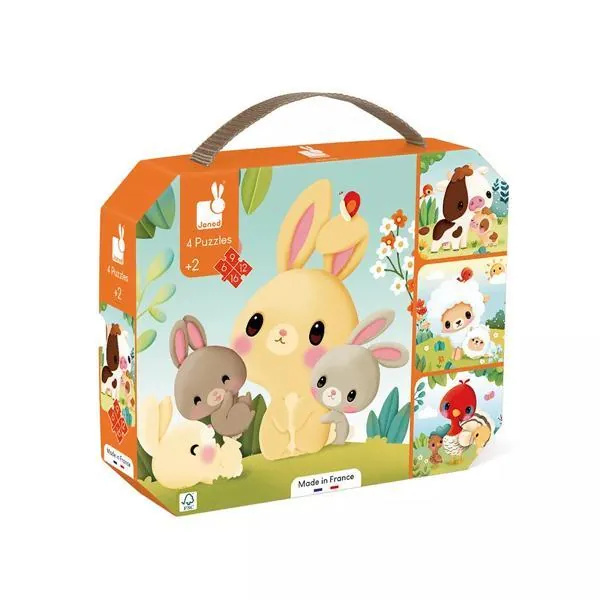 PUZZLES EVOLUTIFS FERME - 6/9/12/16 PIECES