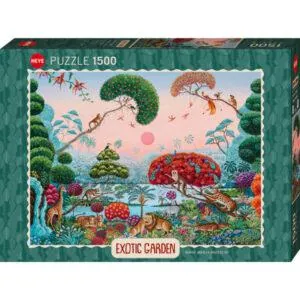 PUZZLE HEYE - EXOTIC GARDEN - M. AMALIA BARTOLINI : PARADIS DE LA JUNGLE - 1500 PIECES