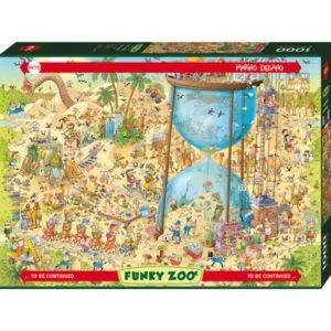 PUZZLE HEYE - FUNKY ZOO - M. DEGANO : HABITAT DU DESERT - 1000 PIECES