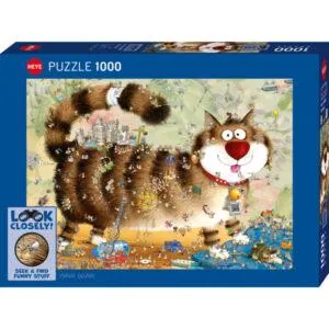 PUZZLE HEYE - LOOK CLOSELY ! M. DEGANO : CHEZ LE CHAT - 1000 PIECES