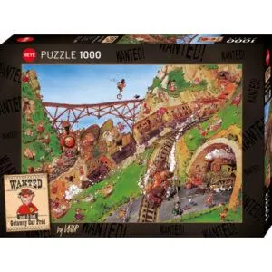 PUZZLE HEYE - WANTED - J.J. LOUP : GETAWAY CAR FRED - 1000 PIECES