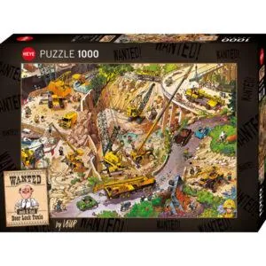 PUZZLE HEYE - WANTED - J.J. LOUP : DOOR LOCK TONIO - 1000 PIECES