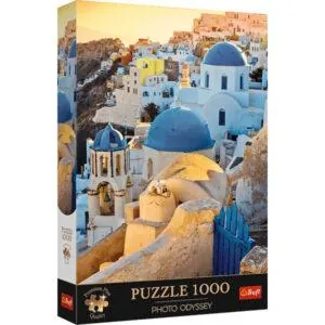 PUZZLE TREFL PHOTO ODYSSEE : VILLE D'OIA SANTORIN - 1000 PIECES