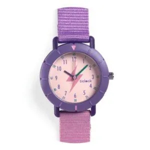 TICLOCK - MONTRE SPORT PURPLE FLASH - DJECO