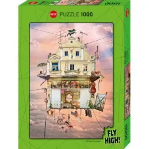PUZZLE HEYE FLY HIGH - N. BRAUTIGAM : TREASURE HOUSE - 1000 PIECES