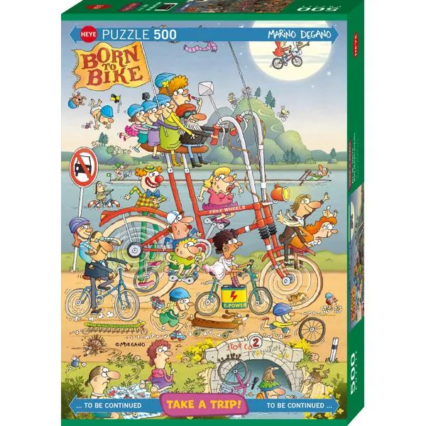 PUZZLE HEYE TAKE A TRIP : AVEC MARINO DEGANO - 500 PIECES