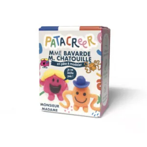 KIT A FABRIQUER MR CHATOUILLE ET MME BAVARDE EN PATE A MODELER - PATACREER