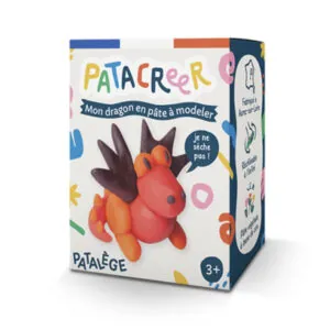 KIT A FABRIQUER MON DRAGON EN PATE A MODELER - PATACREER