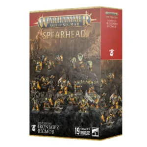 WARHAMMER - AGE OF SIGMAR - ORRUK WARCLANS - SPEARHEAD IRONJAWZ BIGMOB
