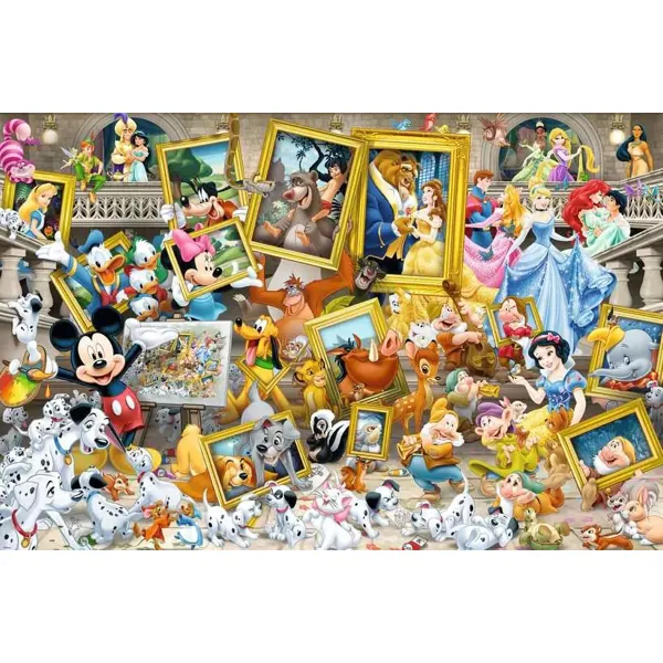 PUZZLE RAVENSBURGER DISNEY : MICKEY L'ARTISTE - 5000 PIECES – Image 2