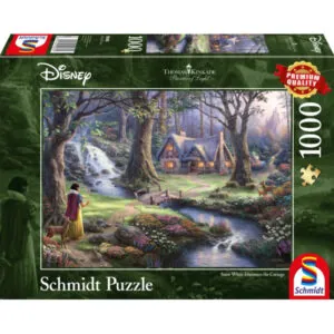 PUZZLE SCHMIDT DISNEY - T. KINKADE : BLANCHE NEIGE - 1000 PIECES