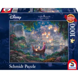 PUZZLE SCHMIDT DISNEY - T. KINKADE : RAIPONCE - 1000 PIECES