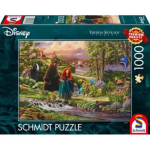 PUZZLE SCHMIDT DISNEY - T. KINKADE : MERIDA BRAVE - 1000 PIECES