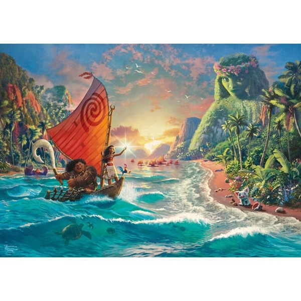 PUZZLE SCHMIDT DISNEY - T. KINKADE : VAIANA - 1000 PIECES – Image 2