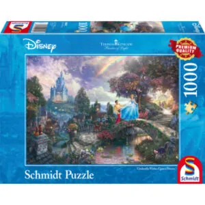 PUZZLE SCHMIDT DISNEY - T. KINKADE : CENDRILLON - 1000 PIECES