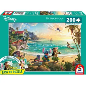 PUZZLE SCHMIDT DISNEY - T. KINKADE : LILO ET STITCH - 200 PIECES