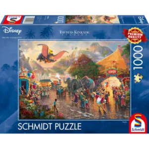 PUZZLE SCHMIDT DISNEY - T. KINKADE : DUMBO - 1000 PIECES