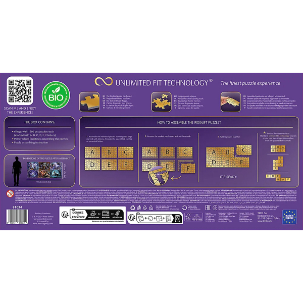 PUZZLE TREFL - A. STOKES : CREATURES FANTASTIQUES - 9000 PIECES – Image 4